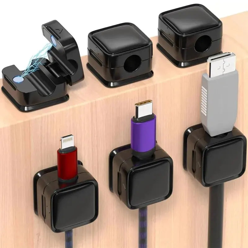 6x Magnetic Holder Cable Organizer