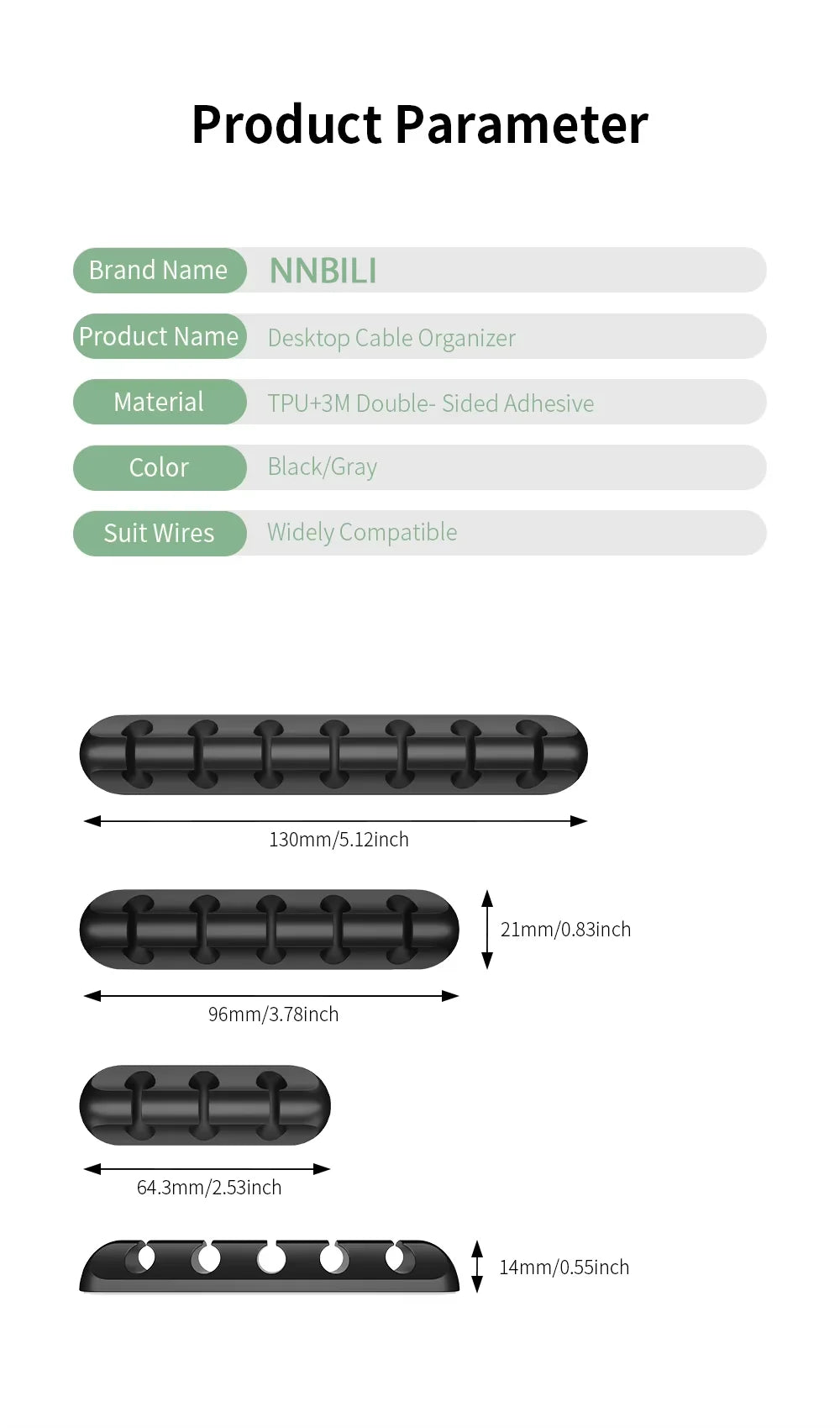 NNBILI Holder Cable Organizer