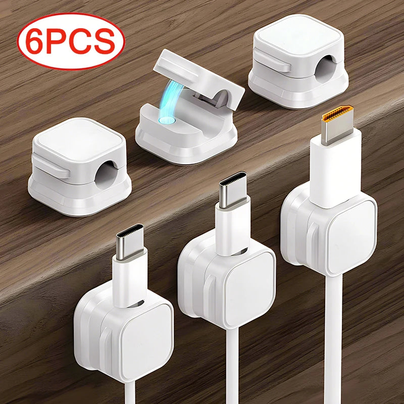6x Magnetic Holder Cable Organizer