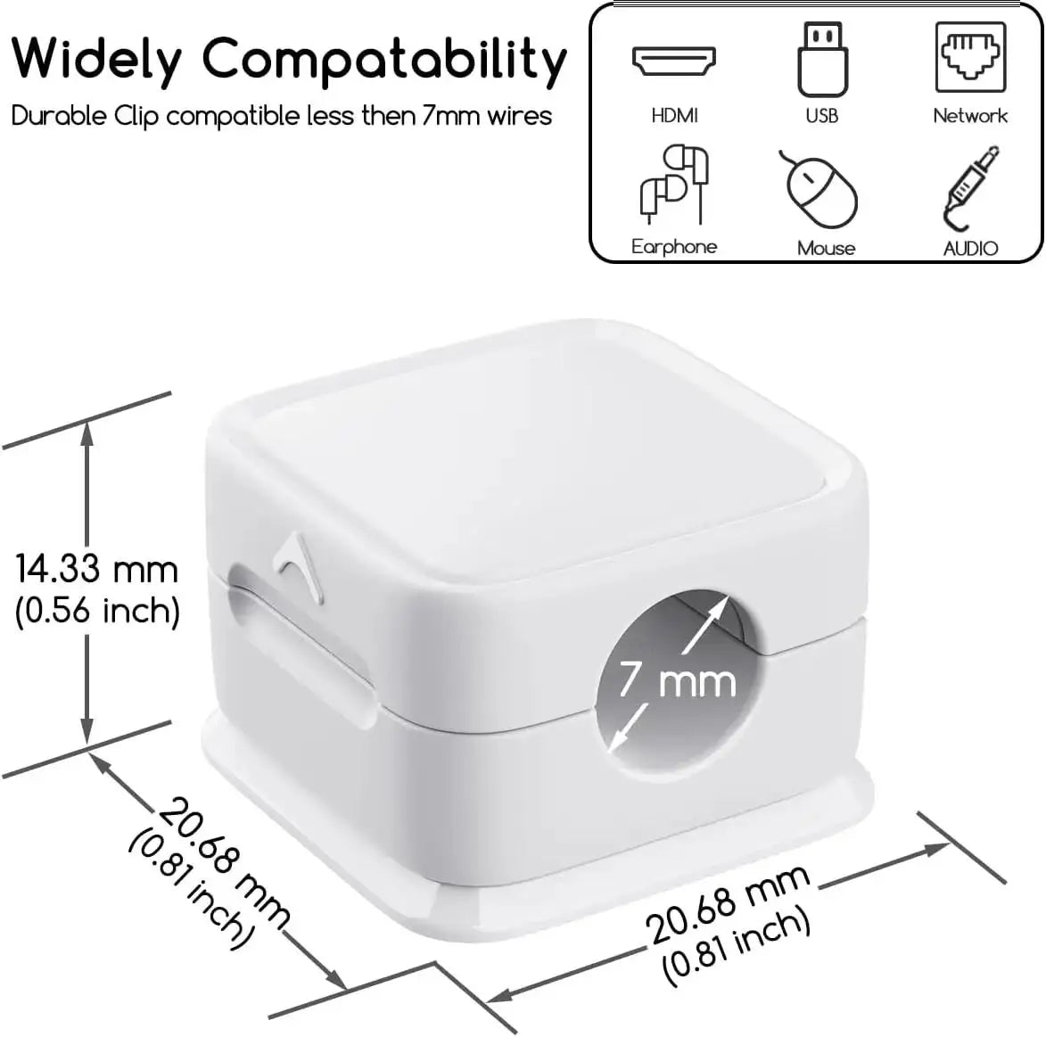 6x Magnetic Holder Cable Organizer