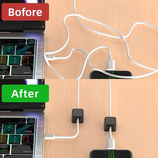 6x Magnetic Holder Cable Organizer